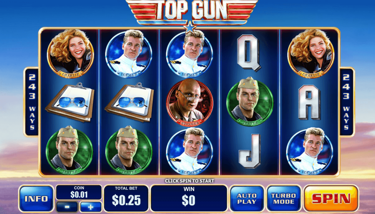 top gun playtech casino slot spel 