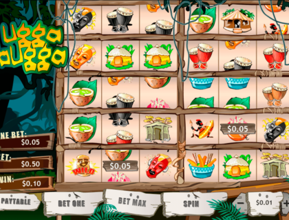 ugga bugga playtech casino slot spel 