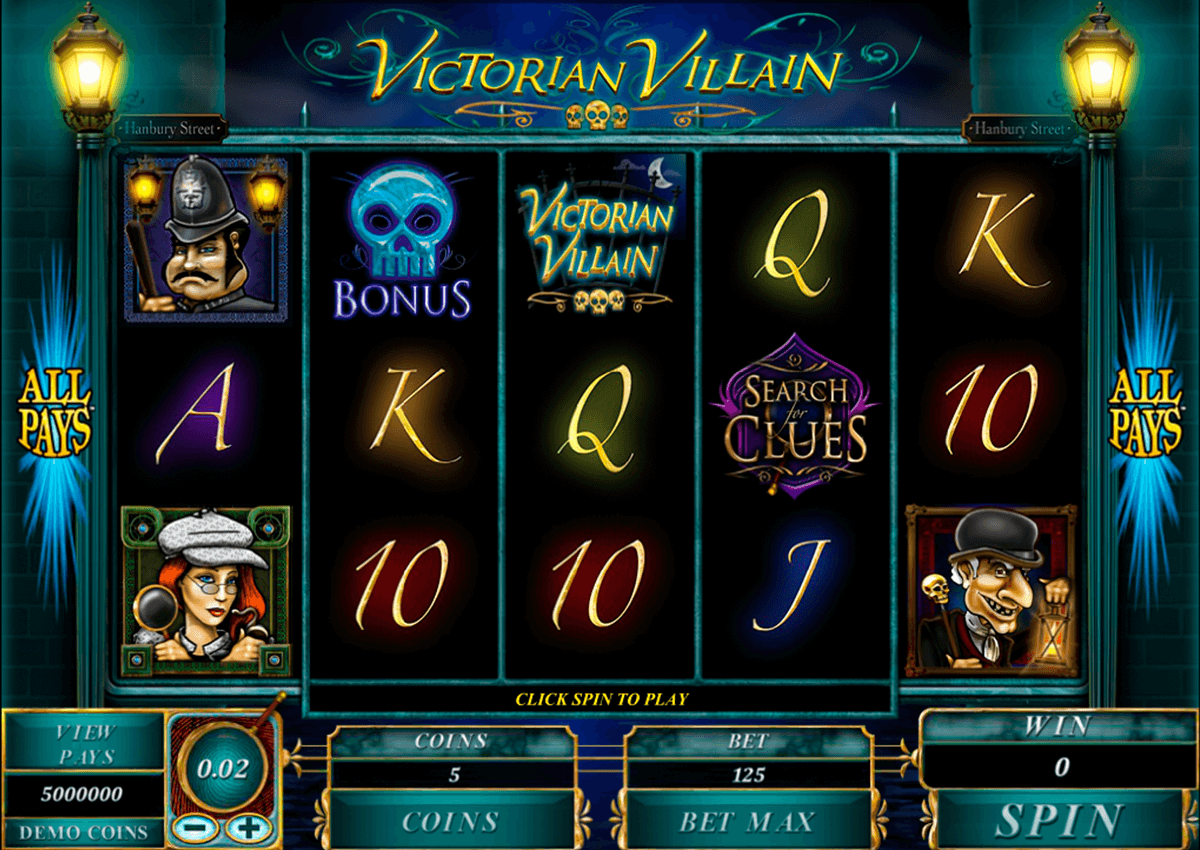 victorian villain microgaming casino slot spel 