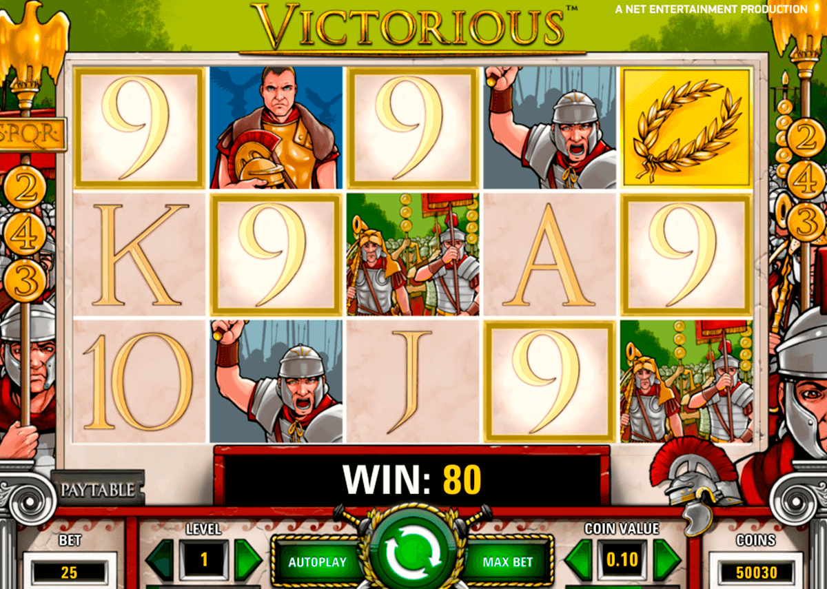 victorious netent casino slot spel 