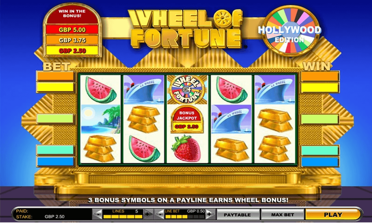 wheel of fortune hollywood edition igt casino slot spel 