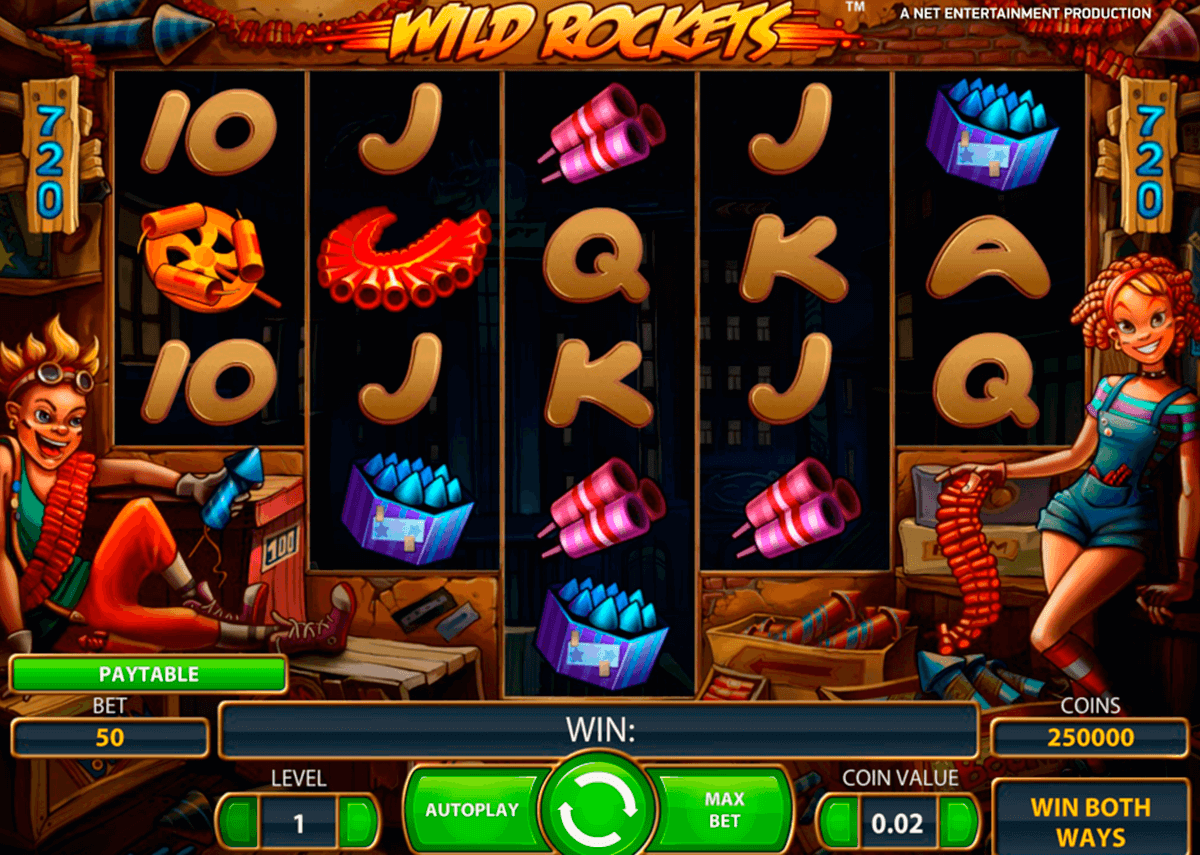 wild rockets netent casino slot spel 