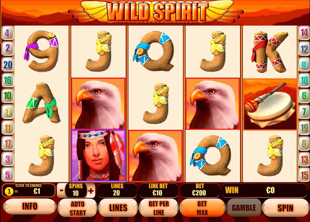 wild spirit playtech casino slot spel 