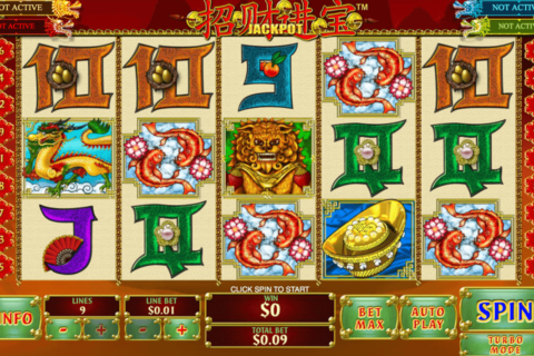 zhao cai jin bao jackpot playtech casino slot spel 
