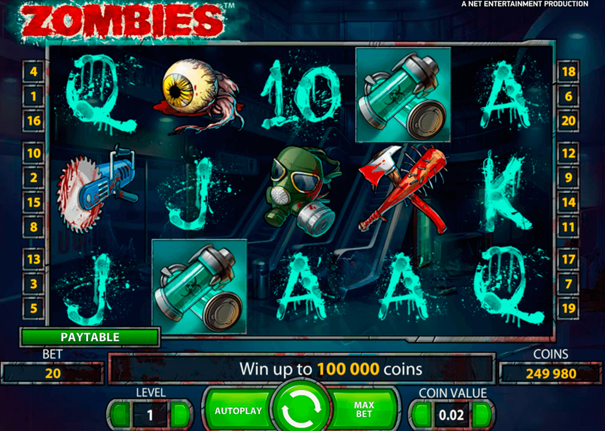 zombies netent casino slot spel 